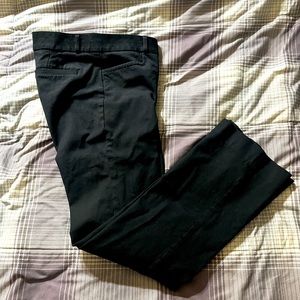 Banana Republic Sz 4 Regular Sloan Fit Black Mid Rise Bootcut Dress Pant Trouser